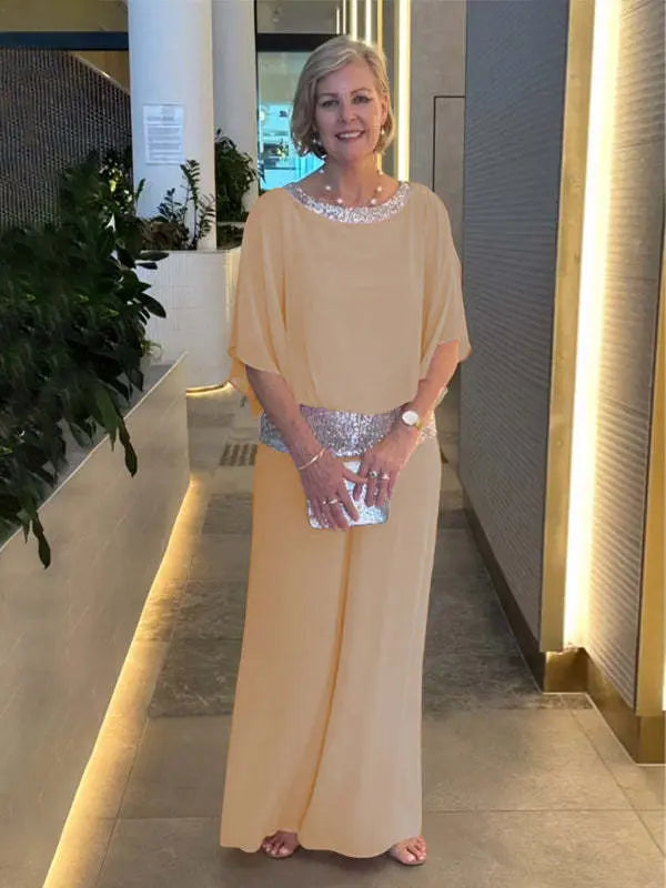 Nessa™ Classy Elegant Set | Relaxed Top and Wide-Leg Trousers