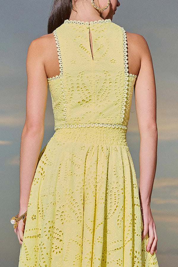 Larissa™ Embroidered Top & High-Waist Maxi Skirt Set | Elegant Two Piece Outfit