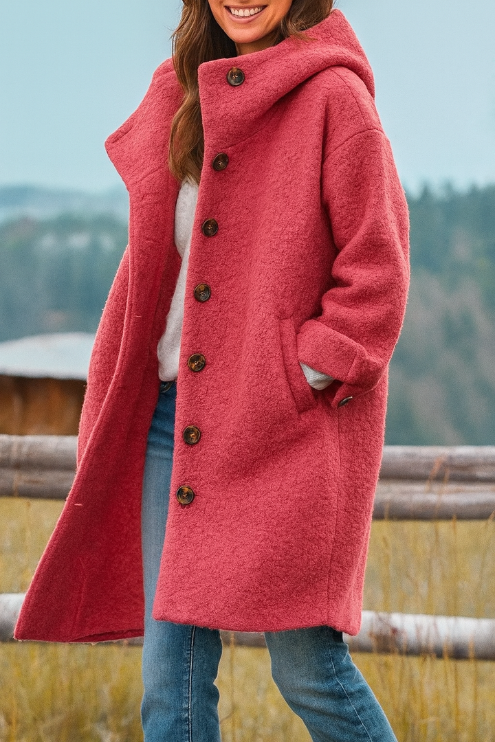 Lirra – Hooded Jacket with Modern Collar