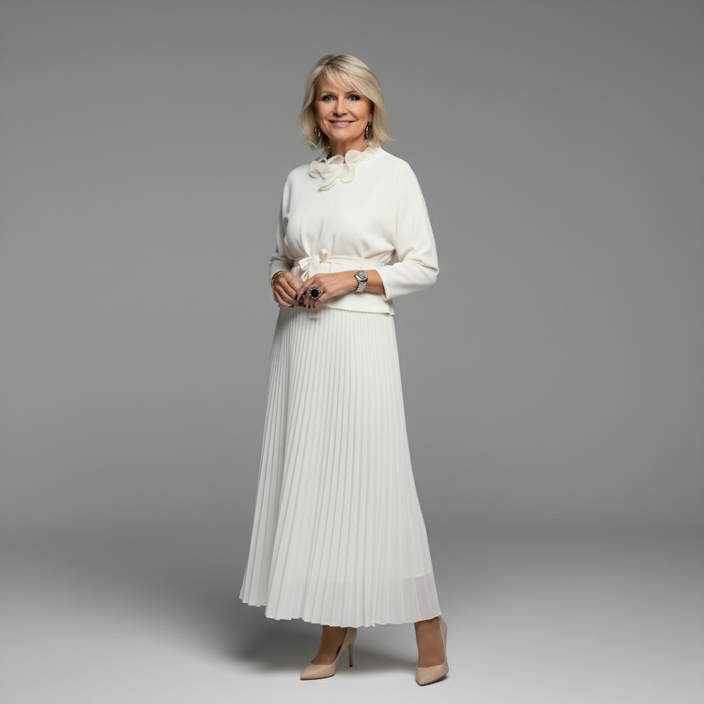 Emmie™ Elegant Two-Piece Set | Effortless Knit Layered Dress Set